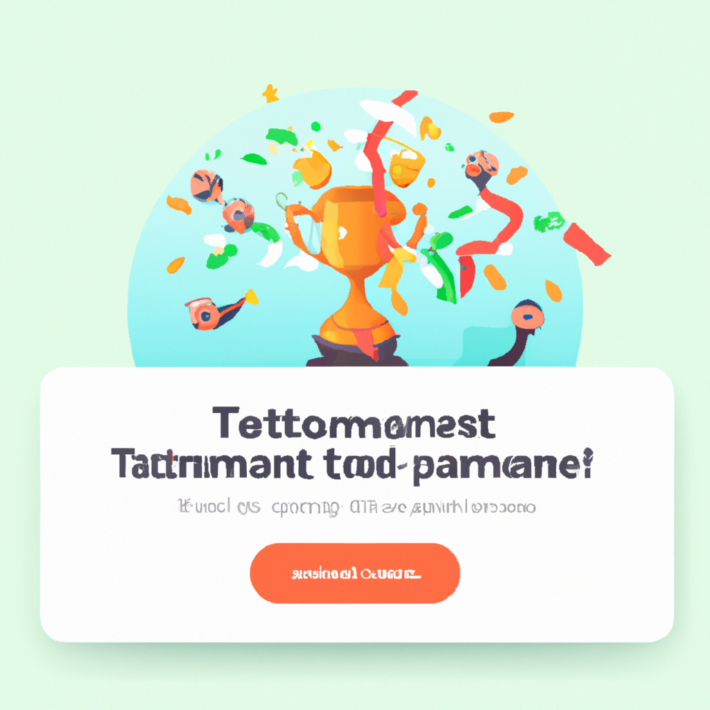 Gallery card: tournament final with spectators and confetti